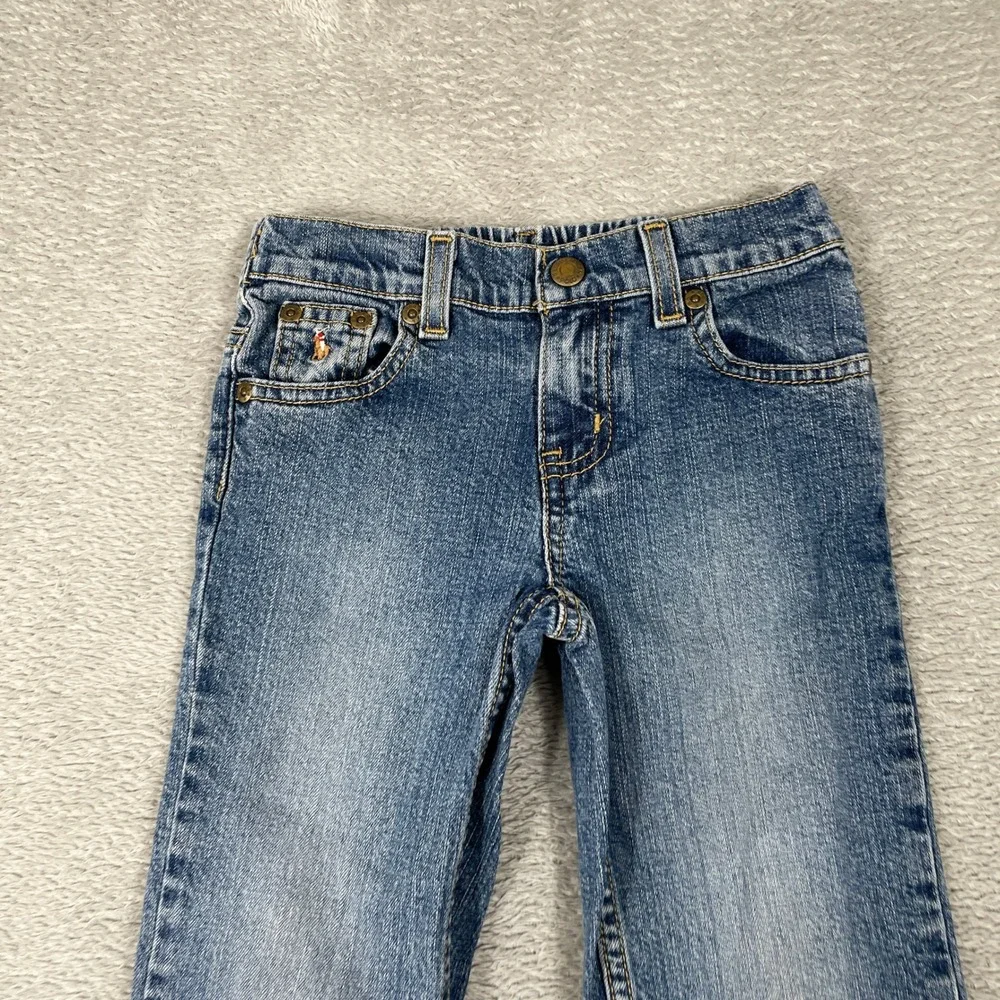 Ralph Lauren Polo Jeans Co Bootcut‎ Jeans Youth Boys 6 Blue Denim